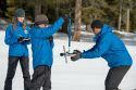 First manual snowpack reading at Phillips Station near South Lake Tahoe