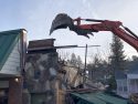 Demolition of former Bombay Restaurant on South Washington Street in Sonora