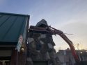Demolition of former Bombay Restaurant on South Washington Street in Sonora