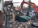 Demolition of former Bombay Restaurant on South Washington Street in Sonora