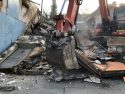 Demolition of former Bombay Restaurant on South Washington Street in Sonora