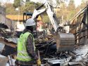 Demolition of former Bombay Restaurant on South Washington Street in Sonora