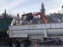 Demolition of former Bombay Restaurant on South Washington Street in Sonora