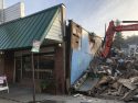 Demolition of former Bombay Restaurant on South Washington Street in Sonora