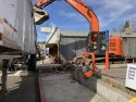 Demolition of former Bombay Restaurant on South Washington Street in Sonora around 2 p.m. 2/15/20