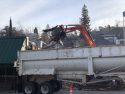Demolition of former Bombay Restaurant on South Washington Street in Sonora