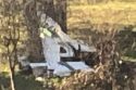 Plane crash site in Columbia off Springfield Road near the airport