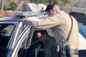 Suspect being arrested in stabbing incident in Sonora