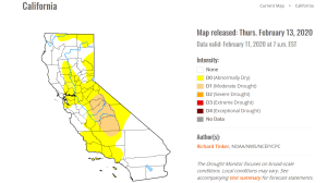 US Drought Monitor Map