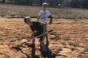 Volunteers help clean up Leon Rose Ball Field in Groveland