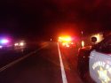 Arrest scene along Highway 108 in Twain Harte