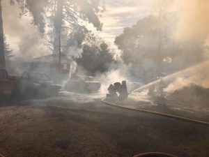 Sierra Twain Harte Mobile Home Park Fire