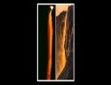 Firefall over Glacier Point (left) and Horsetail Fall illuminated by sunset (right).