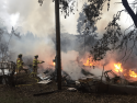 Fire on Old Buchanan Mine Road
