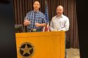 Calaveras OES Director John Osbourn and Sheriff Rick De Basilio update the public on a variety of COVID-19