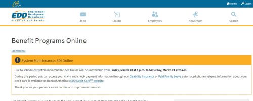 Update: State Unemployment Website Back Up For First Time Applicants ...