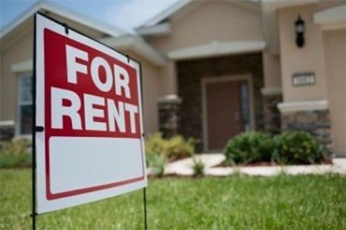For rent sign