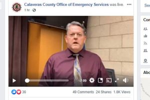 Scott Nanik, Superintendent of Schools at Calaveras County Office of Education answers questions on Facebook