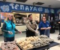 Student lunches being served during school shutdown