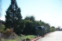Vehicle overturned behind Walmart store