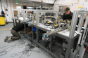 Automated assembly system for rapid medical diagnostic tests under construction at Kinematic