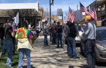 Coronavirus Restrictions Protest At Courthouse Park