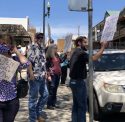 Coronavirus Restrictions Protest At Courthouse Park