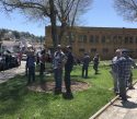 Coronavirus Restrictions Protest At Courthouse Park