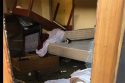 Damage to the room
