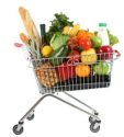 Grocery store shopping cart