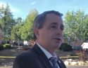 Sheriff Bill Pooley speaks in Jamestown