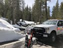 Caltrans plows clearing Ebbetts Pass