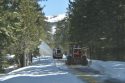 Caltrans plows clearing Sonora Pass