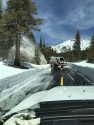 Caltrans plows clearing Sonora Pass