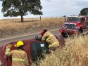First responders at the scene of J-59 crash