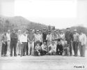 Sonora Golf Club - Individuals in photograph (Courtesy of Ron Rodriguez) Kneeling: Butch Carey, unknown, Irv Riedel, Mickey Dotson, unknown. Standing: John Querolo, Denny Sinclair, unknown, Jim Murray, unknown, Jim Angelo, Don Dambacher, Joe Carey, unknown, Bill Woodford, unknown, Guido Brandi, Bumpy Rodriguez, Bunker Hill, Ed Keenan, John Riedel, Jake Barendregt, unknown, unknown.