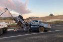 Wreckage after crash at HYW132
