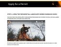 Burn Permit Application