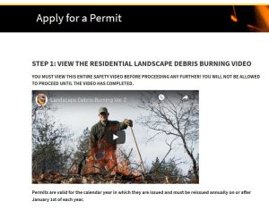 Burn Permit Application