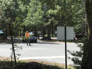 Directing Traffic at Pinecrest Lake