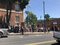 Counter Protesters At Black Lives Matter Protest