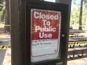 Pinecrest Lake - Closed Area