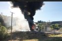 Electrical Substation Fire off Pool Station Road in San Andreas