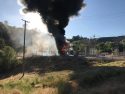 Electrical Substation Fire off Pool Station Road in San Andreas