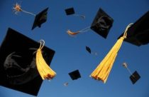 Graduation cap toss