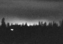 Glow from fire near Cedar Ridge