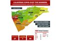 Calaveras County COVID-19 cases by district
