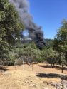 Smoke from structure fire from July 15 2020