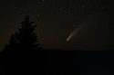 NEOWISE against the dark sky as taken up past Strawberry July 15 between 10 p.m. and midnight