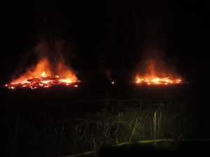 Fire in Ahwahnee Meadow